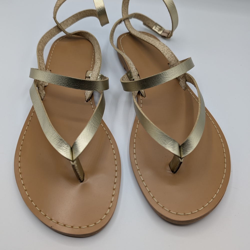 Strappy Ankle Wrap Sandals